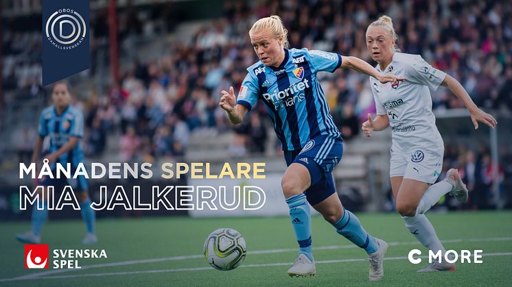 Månadens spelare i OBOS Damallsvenskan bidrar till fotbollsklubbarnas samhällsengagerande insatser