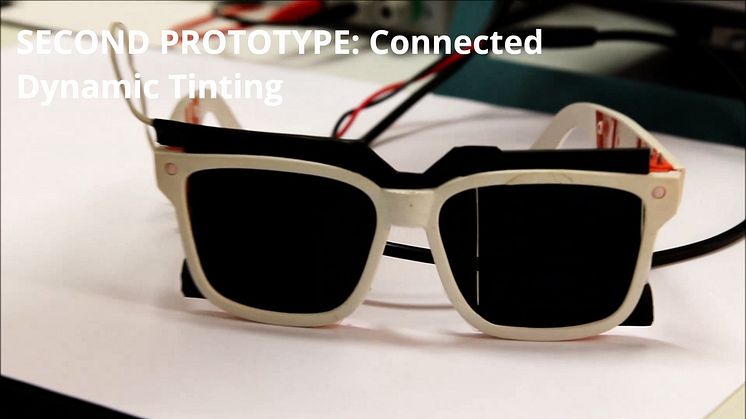 Prototypvideo för SKUGGA - Självreglerande solglasögon med dynamisk toning