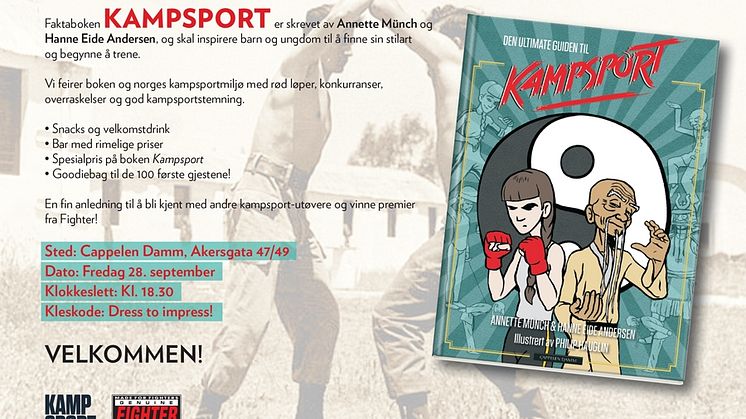 Vekommen til boklansering: Kampsport