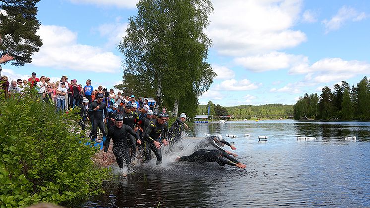 900 triathleter tävlar i Vansbro den 2 juli. Foto: Andreas Hansson