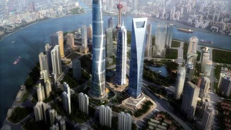 Världens snabbaste hissar installeras i Shanghai Tower