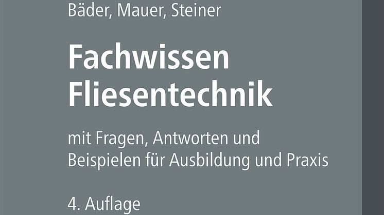 Fachwissen Fliesentechnik, 4 Auflage (2D/tif)