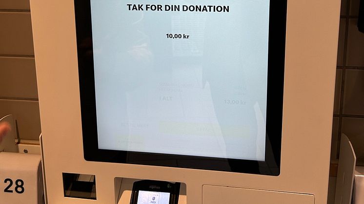 Digital donation hos McDonald’s