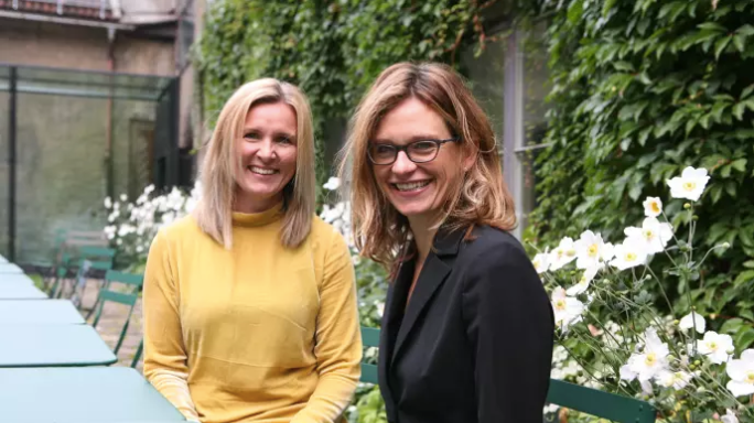 Daglig leder i Norwegian Green Building Council, (NGBC) Kjersti Folvik, og CEO i World Green Building Council (WGBC), Terri Wills.