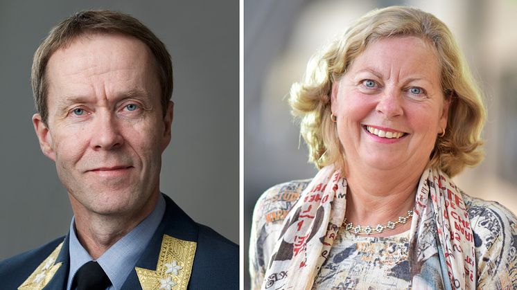 Generalmajor Inge Kampenes i Cyberforsvaret og Berit Svendsen i Telenor Norge har undertegnet en beredskapsavtale.