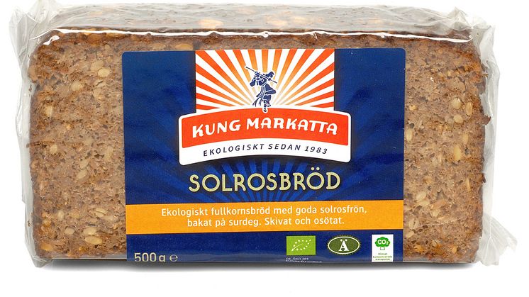 Kung Markatta delar ut ekologiska solrosbröd i samband med Skåne Lyfter!