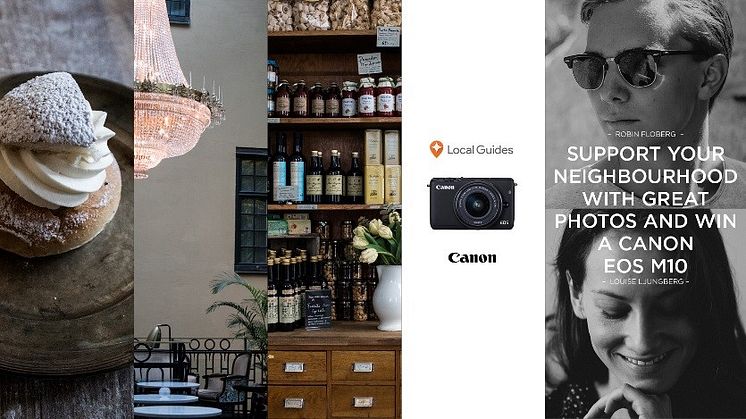 Canon lanserar "Support your neighbourhood" i samarbete med Google Local Guides