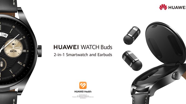 Huawei Watch Buds, 2-i-1-løsning 