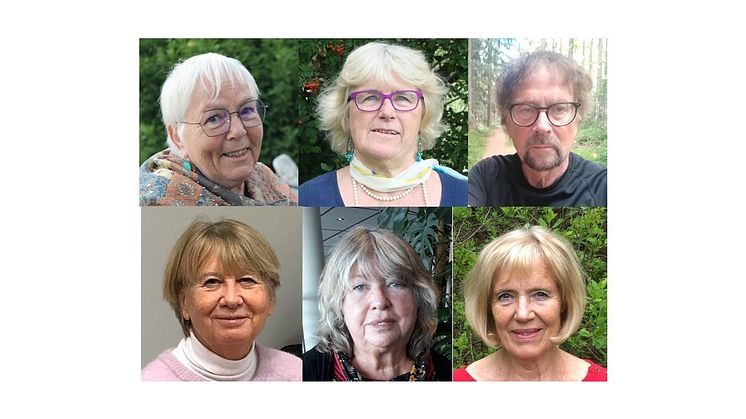 Från vänster: Ingrid Eckerman, Jan Stattin, Karin Fridell Anter, Solveig Freudenthal, Carin Flemström, Birgitta Göransson