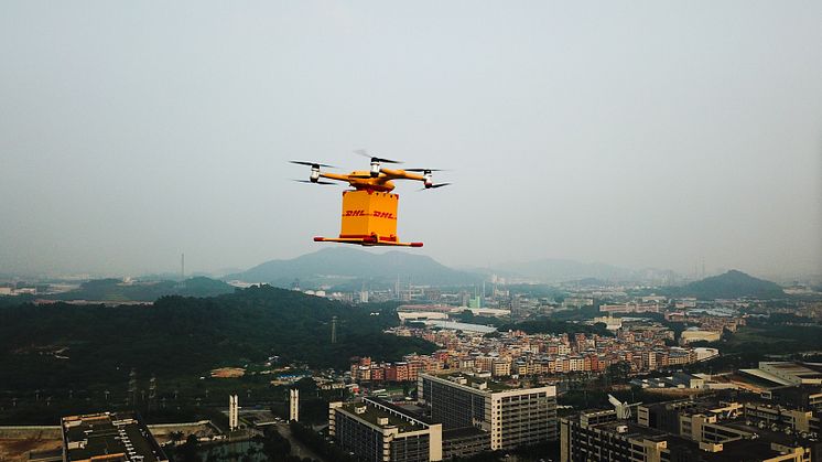 DHL Drone i Guangzhou, Kina