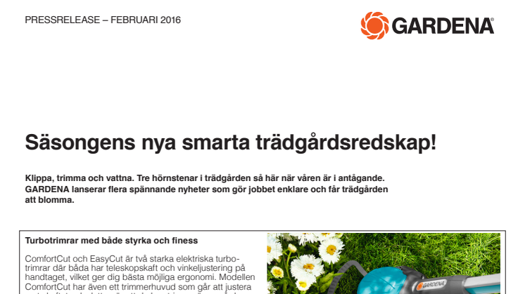 Säsongens nya smarta trädgårdsredskap!