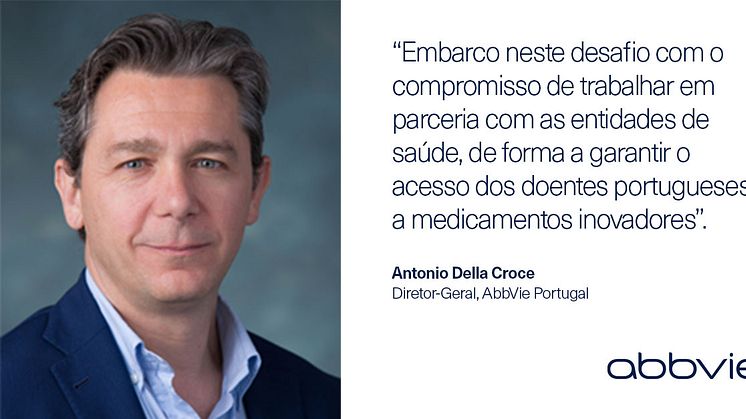 Antonio Della Croce é o novo diretor-geral da AbbVie Portugal