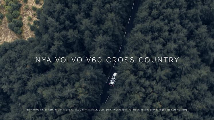 Alla äventyr räknas för nya V60 Cross Country