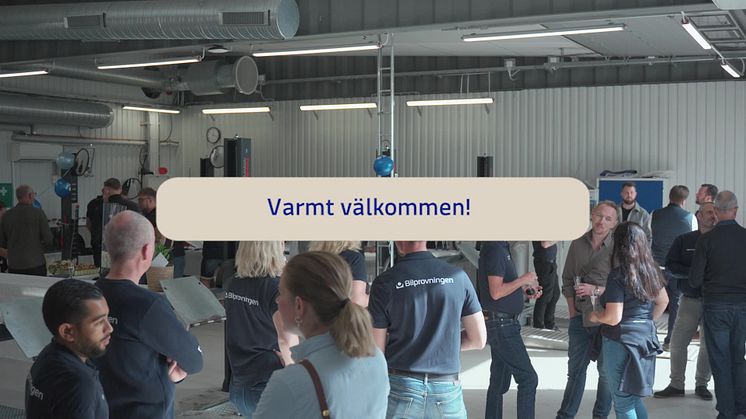 Invigning av Bilprovningen Göteborg-Bäckebol