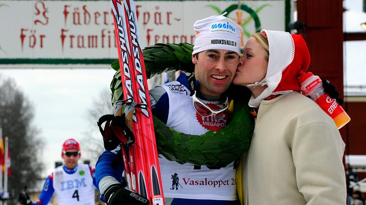 Vasaloppet, segraren Jörgen Brink, 7 mars 2010
