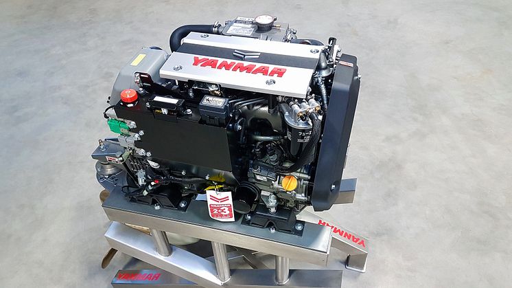 The YANMAR 3JH40 engine - the world’s smallest common rail inboard marine diesel engine