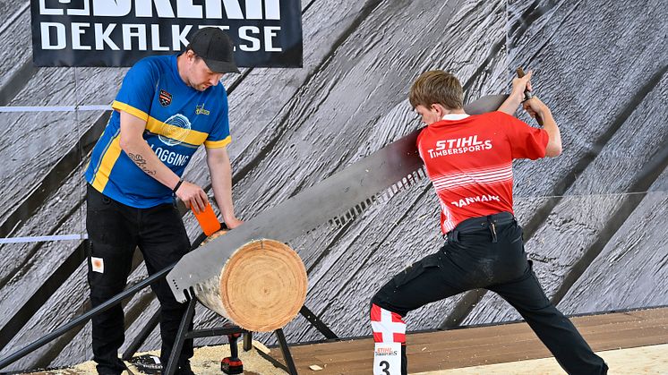 Konkurrencen i Frankrig bliver den anden TIMBERSPORTS®-konkurrence nogensinde for Bo Andersen – og den allerførste internationale.