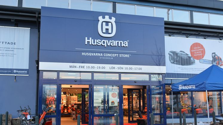 Husqvarna öppnar konceptbutik!