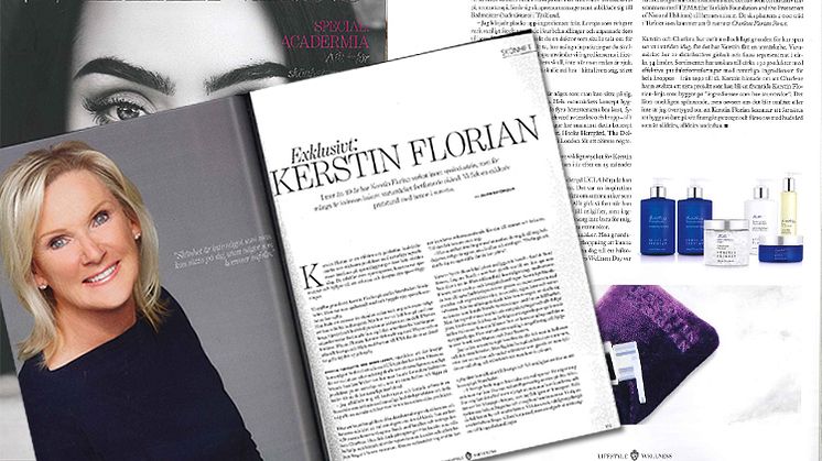 Intervju med Kerstin Florian, Lifestyle Wellness nr. 4 2016