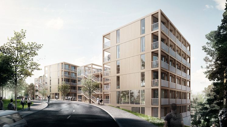 Arkitema Architects ritar ungdomsbostäder i Edsberg