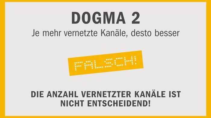 „Digitale Revolution im Retail-Banking“ – Dogma 2: "Je mehr vernetzte Kanäle, desto besser"