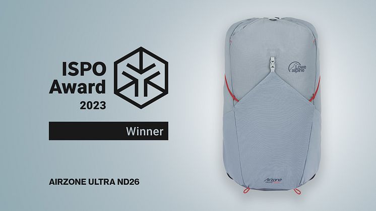 Lowe Alpine's AirZone Ultra ND26 wird ISPO Award Winner