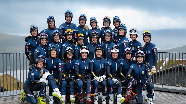 Ridebrain blir ny klädsponsor för Ski Team Sweden Alpine och Skicross. Foto: Klas Rockberg