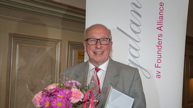 Entreprenörsprofilen Hilding Holmqvist utsedd till Årets Förebildsentreprenör av Founders Alliance