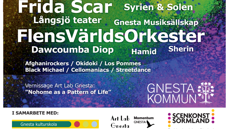 Affisch till Gnesta kulturfestival