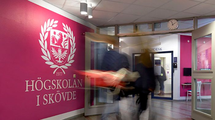 Högskolan i Skövde e-huset, interiör