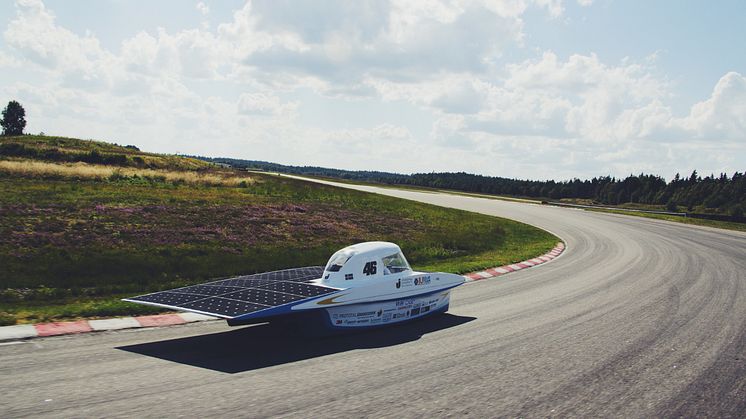 Sista chansen att se solbilen innan Australientävling