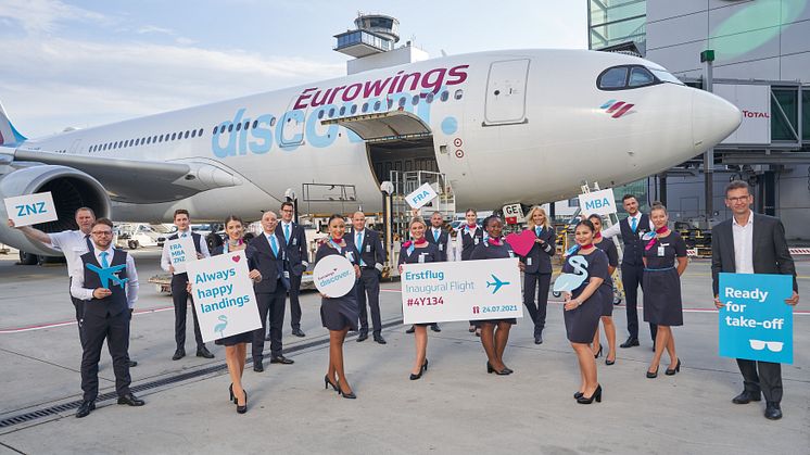 „4Y134 Airborne“: Eurowings Discover inaugural flight takes off