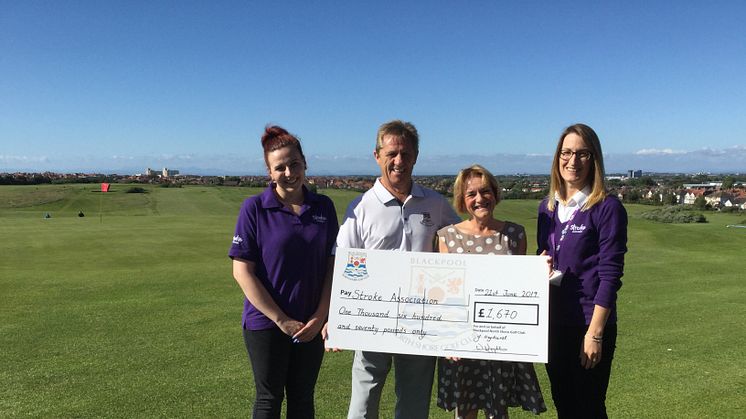 ​Blackpool North Shore golf club raises £1,670 for the Stroke Association