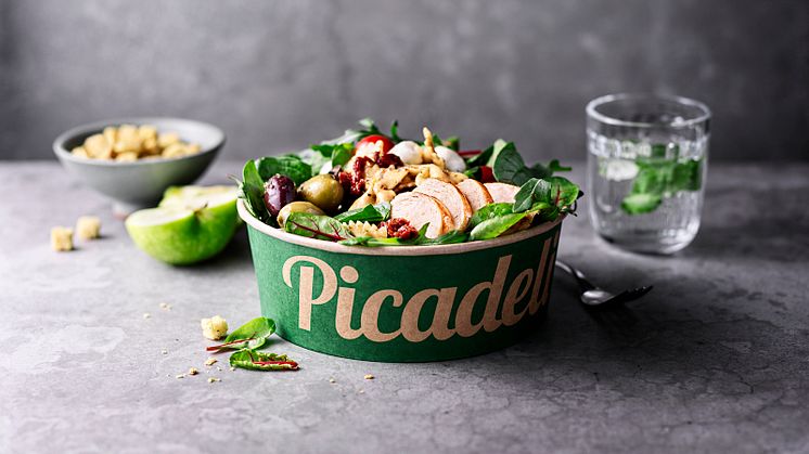 Picadelis ikoniska gröna skål blir nu ännu grönare