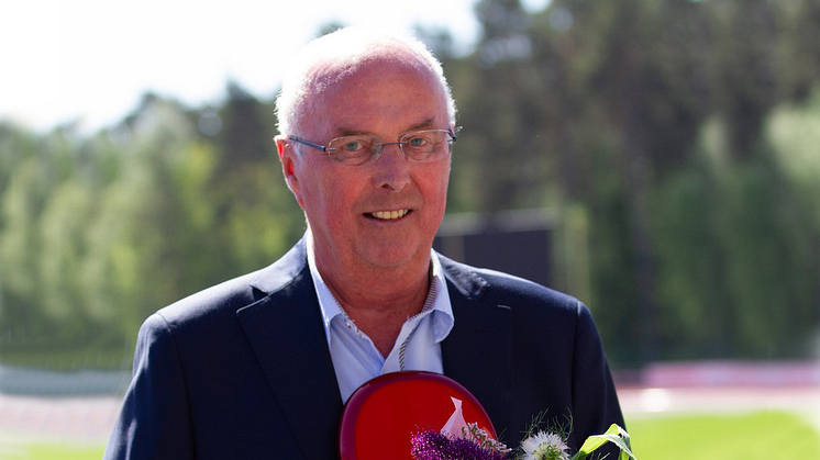 Sven-Göran ”Svennis” Eriksson tog emot årets idrottsledarstipendium