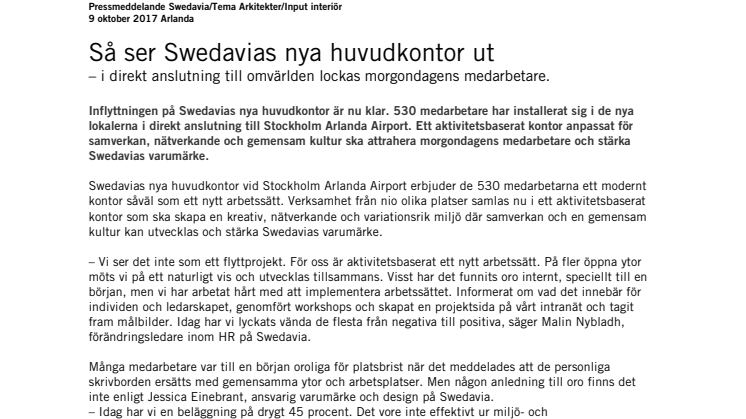 Så ser Swedavias nya huvudkontor ut