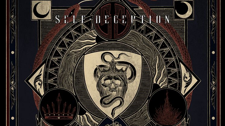 Self Deception släpper sitt fjärde album "You Are Only As Sick As Your Secrets". Omslagsdesign: Adrian Baxter.