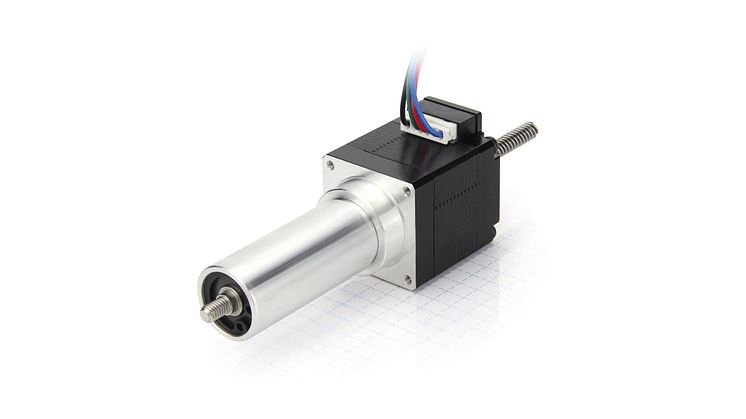 Captive linear actuators with short design LGA28 and LGA42 