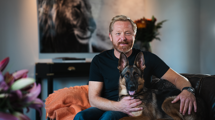 Hundcoachen Fredrik Steen. Foto: Fredrik Åström, Agria