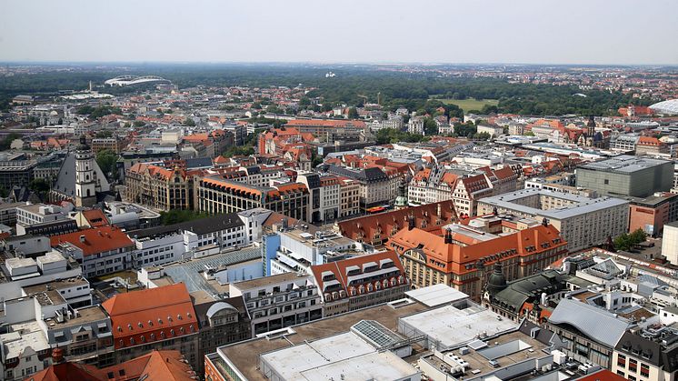 Leipzig - Blick auf die Innenstadt