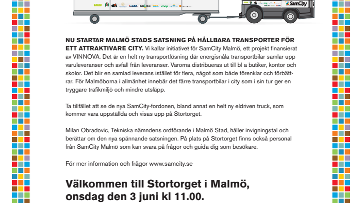 Ragn-Sells bidrar till färre transporter inom Malmö stad