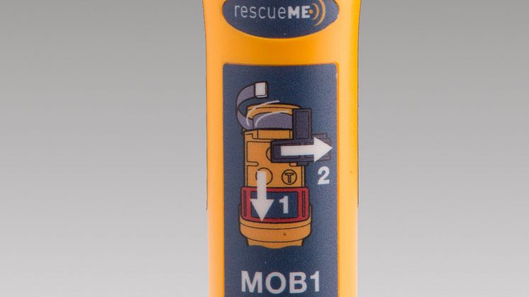 Hi-res image - Ocean Signal - Ocean Signal rescueME MOB1 man overboard device with integrated AIS and DSC