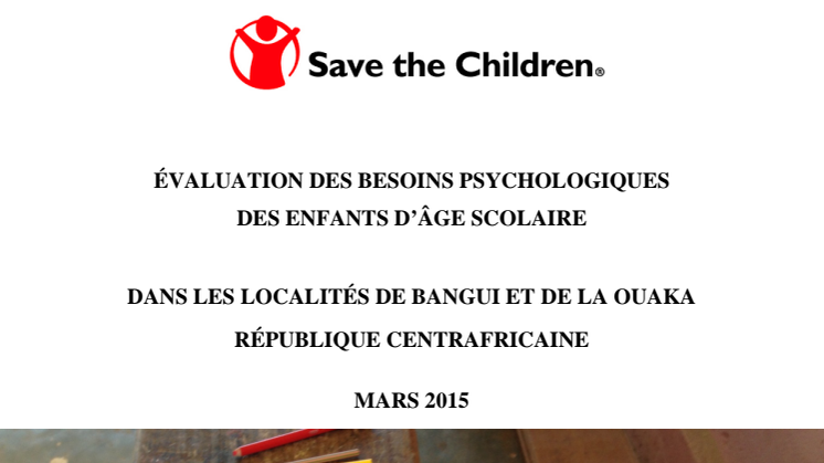 ÉVALUATION DES BESOINS PSYCHOLOGIQUES DES ENFANTS D’ÂGE SCOLAIRE