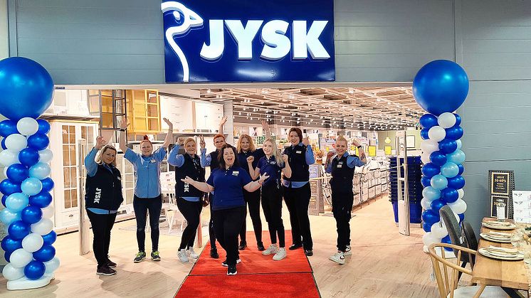 JYSK Järvenpään uudistuneen myymälän avajaiset marraskuussa 2022