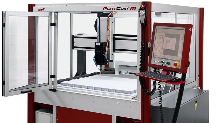FLATCOM en CNC-maskin som enkelt kan anpassas för en mängd automatiseringsbehov. 