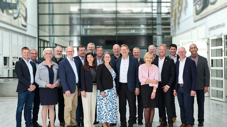 Der neue Arla Aufsichtsrat nach der Wahl am 29.05.2024 in Kopenhagen, Dänemark. 