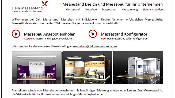 Neuer Webauftritt Dein-Messestand.com