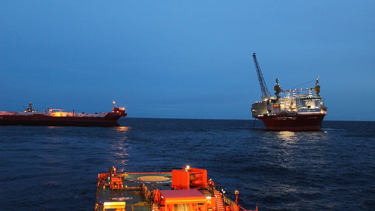 Everything went according to plan when the ’Esvagt Aurora’ performed its first hook up of the FPSO Goliat to a tanker vessel for ENI Norway.