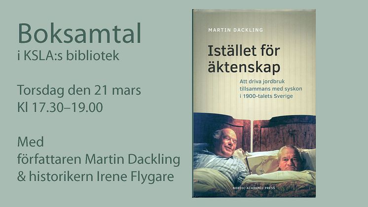 2019-03-21 Boksamtal: Istället för äktenskap