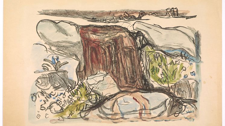 Edvard Munch: Blodfossen / Blood Waterfall (1916)